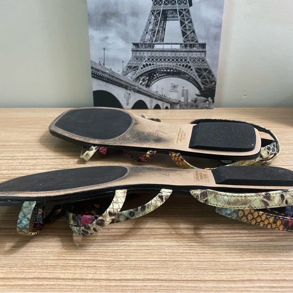 Naturalized 27 Edit Snake Sandals Leather - Picture 6 of 7